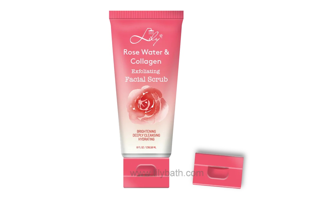 Éclairage de rose privé de qualité supérieure éclaircissant & Nettoyage & hydratant & Fabricant de gommage pour le visage exfoliant - Bath lys 1