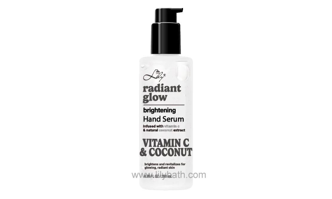 Customized Private Label Radiant Glow Brightening Coconut Hand Serum Manufacturer - Lily Bath 1