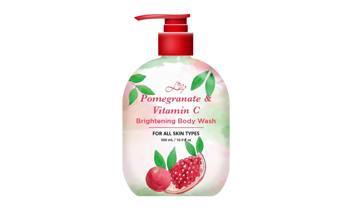 Private Label Pomegranate Brightening Body Wash Manufacturer - Lily Bath 1