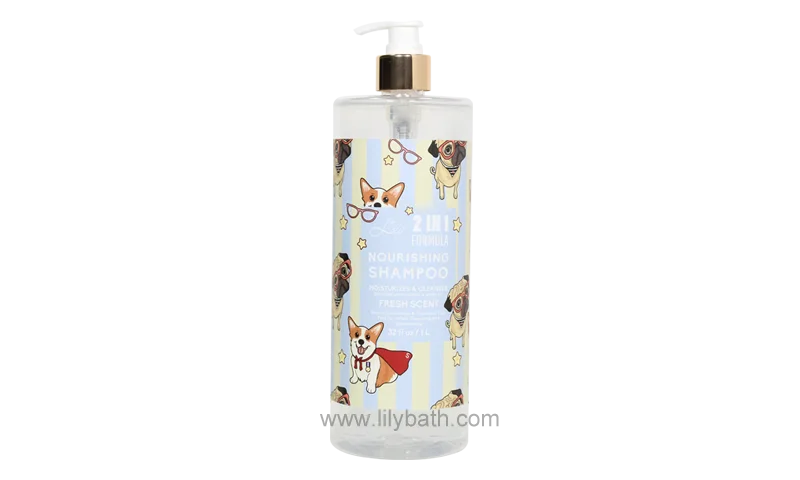 Nettoyage frais de la marque privée & NOURANCHE 2 IN 1 PET Shampooing for Dogs - Bath Lily 1
