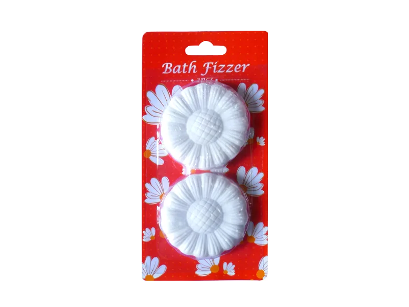 Juego de fizzer de baño en forma de Daisy con paquete de ampolla individual - Bath Lily 1