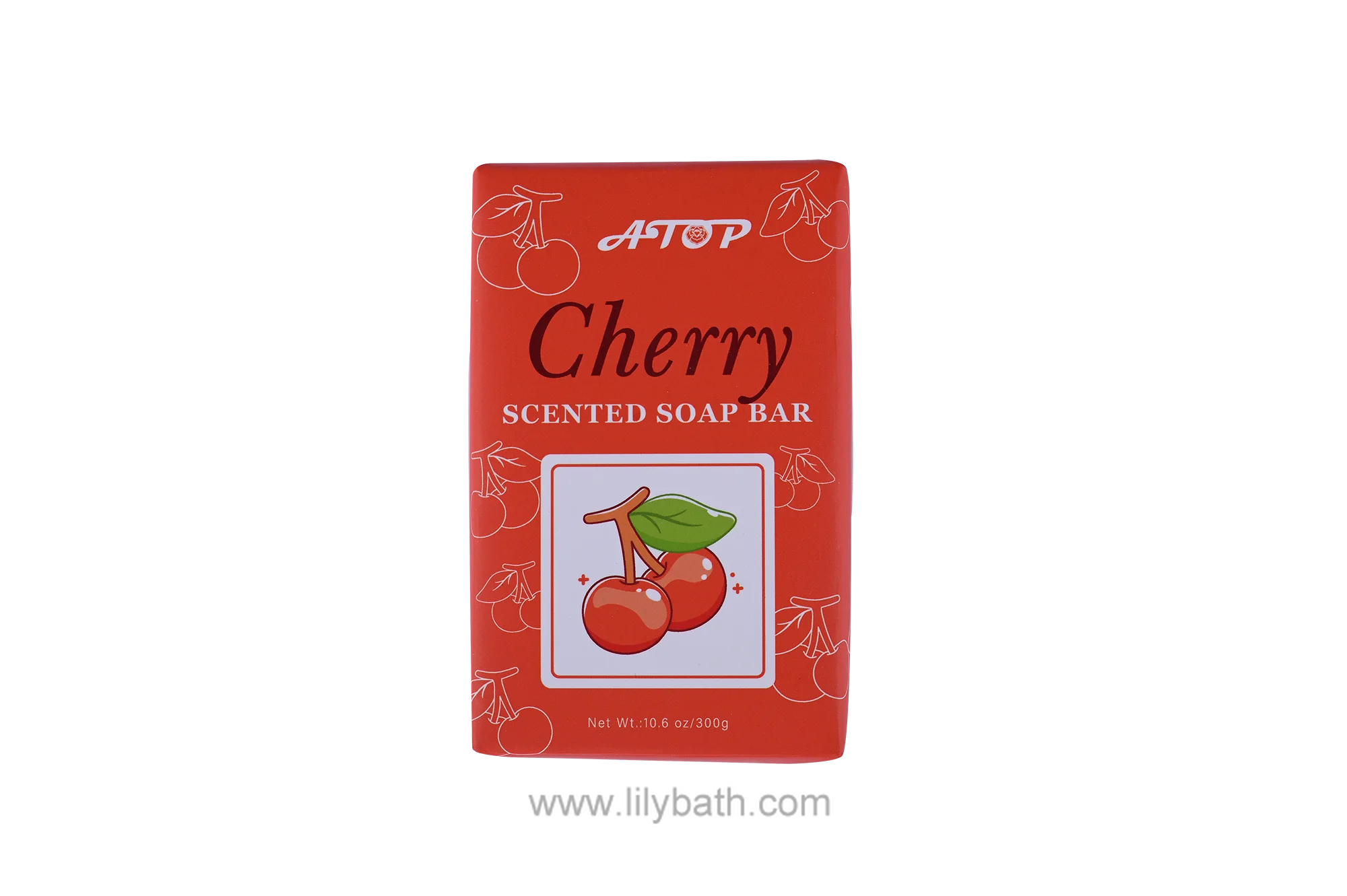 チェリーの香りの石鹸バー 甘くて爽やかなクレンジングバス - リリーバス 1
