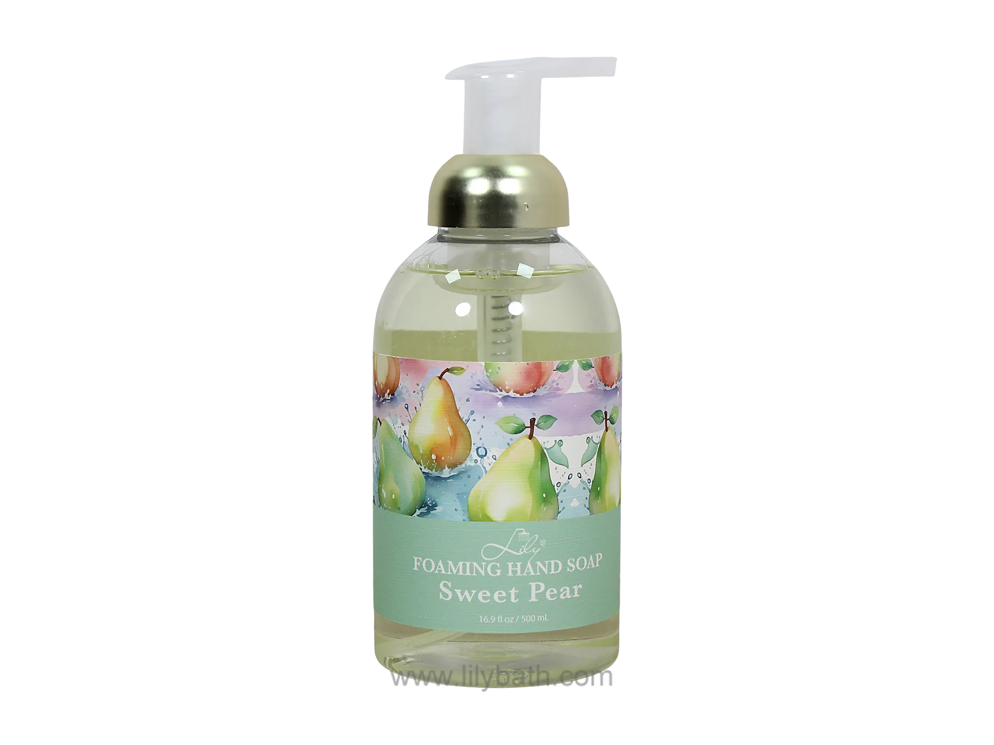Collezione di saponi schiumogeni per le mani con profumi di ananas, anguria e pera dolce - Lily Bath 1