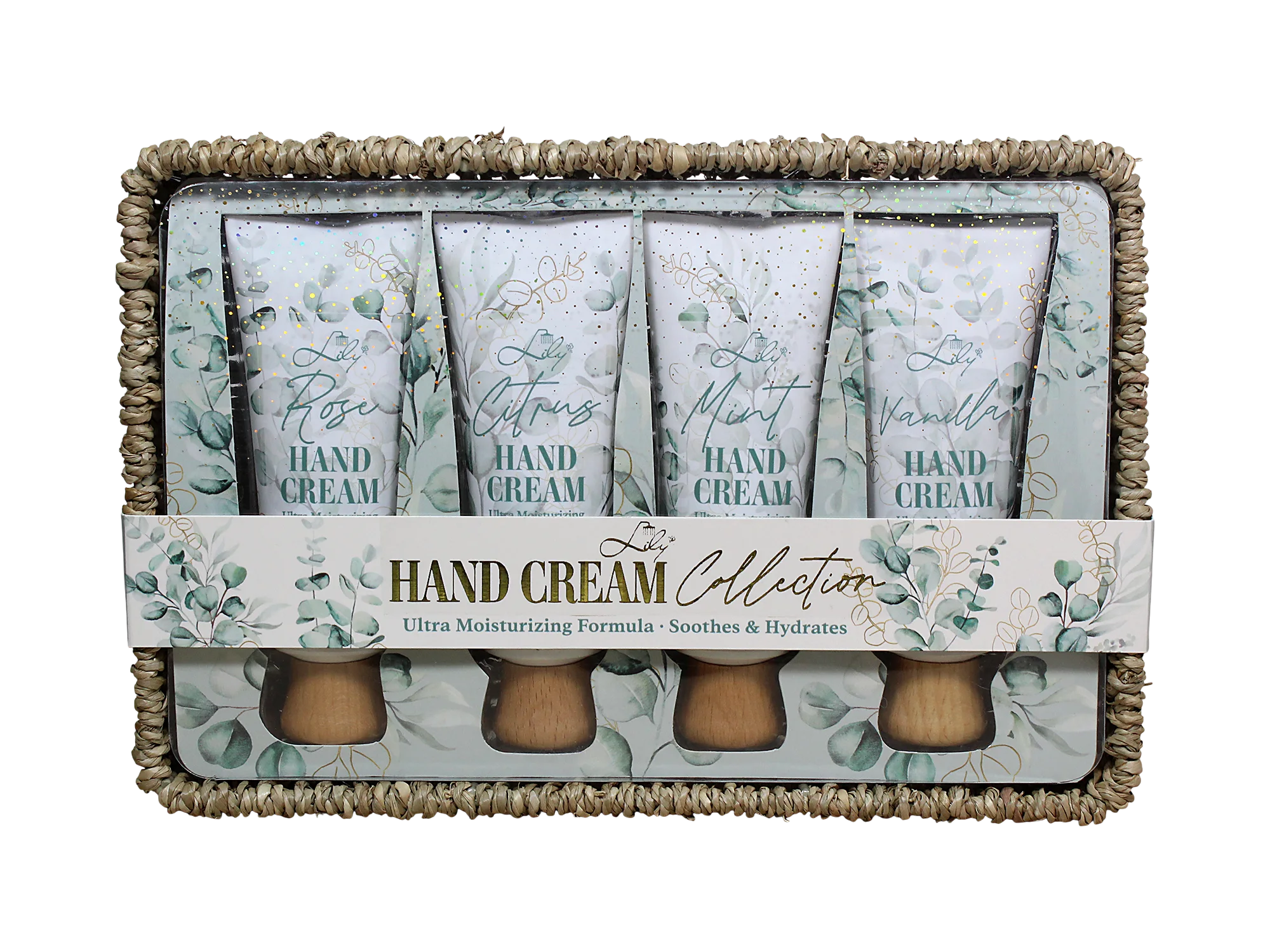 Ultra Moisturizing Hand Cream Collection — 4 Pieces (2.7 fl oz / 80 mL each)  Floral Scented, Lavender, Hibiscus, Chamomile, Eucalyptus 1