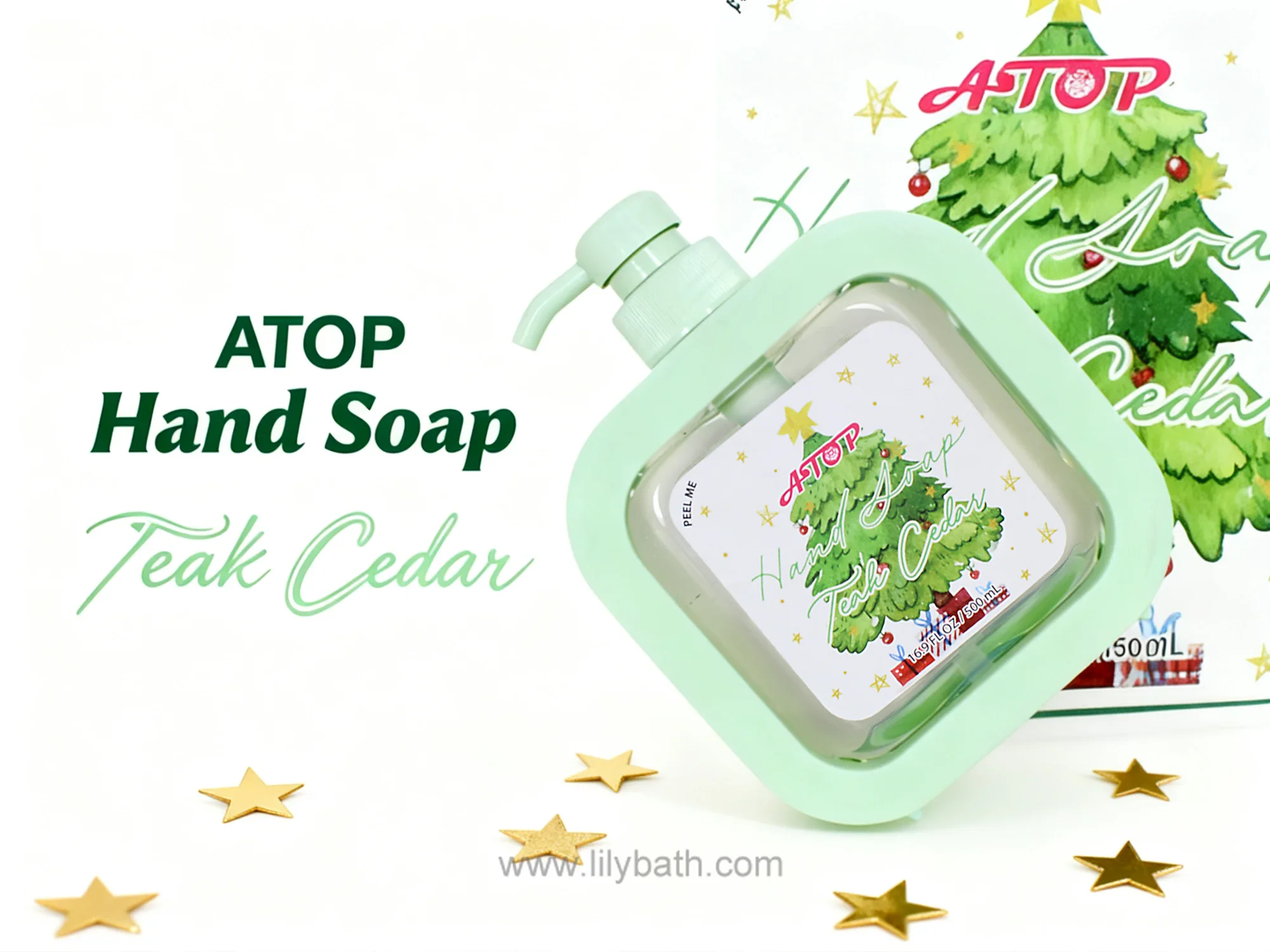 ساگ دیودار کے ہاتھ صابن