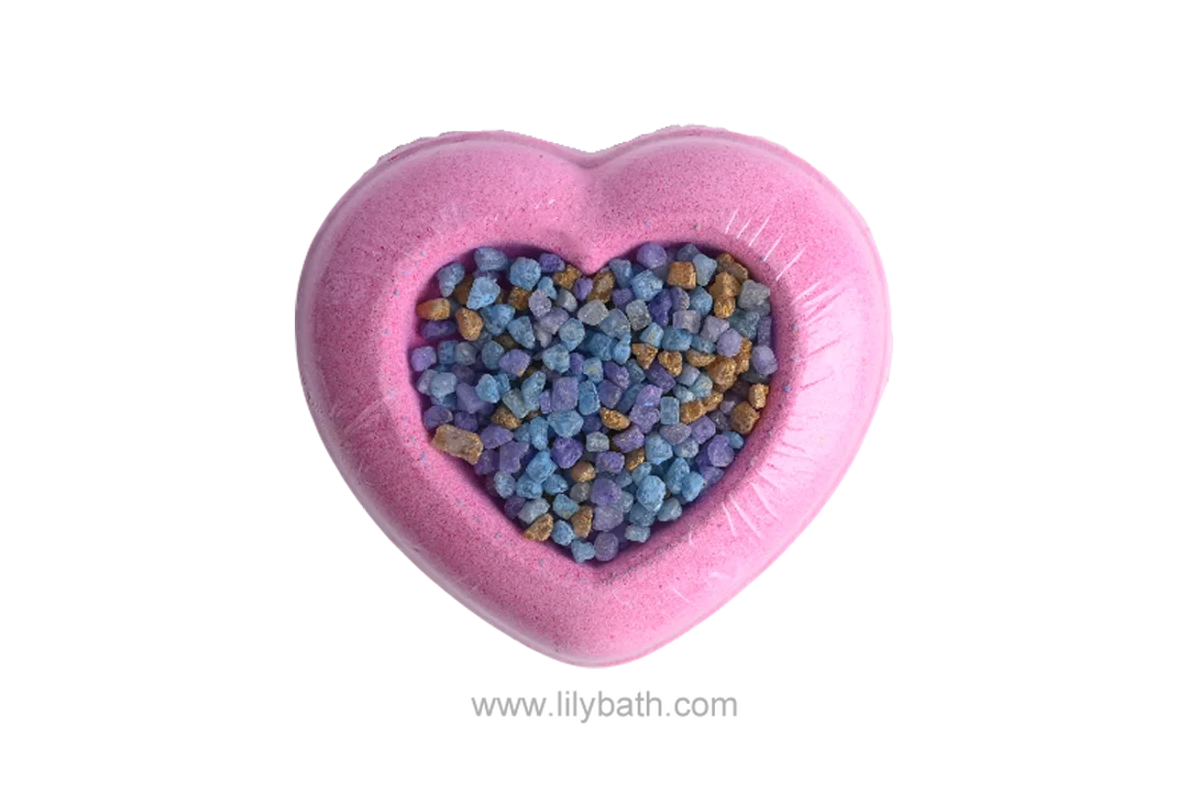 Bomba de banho em formato de coração