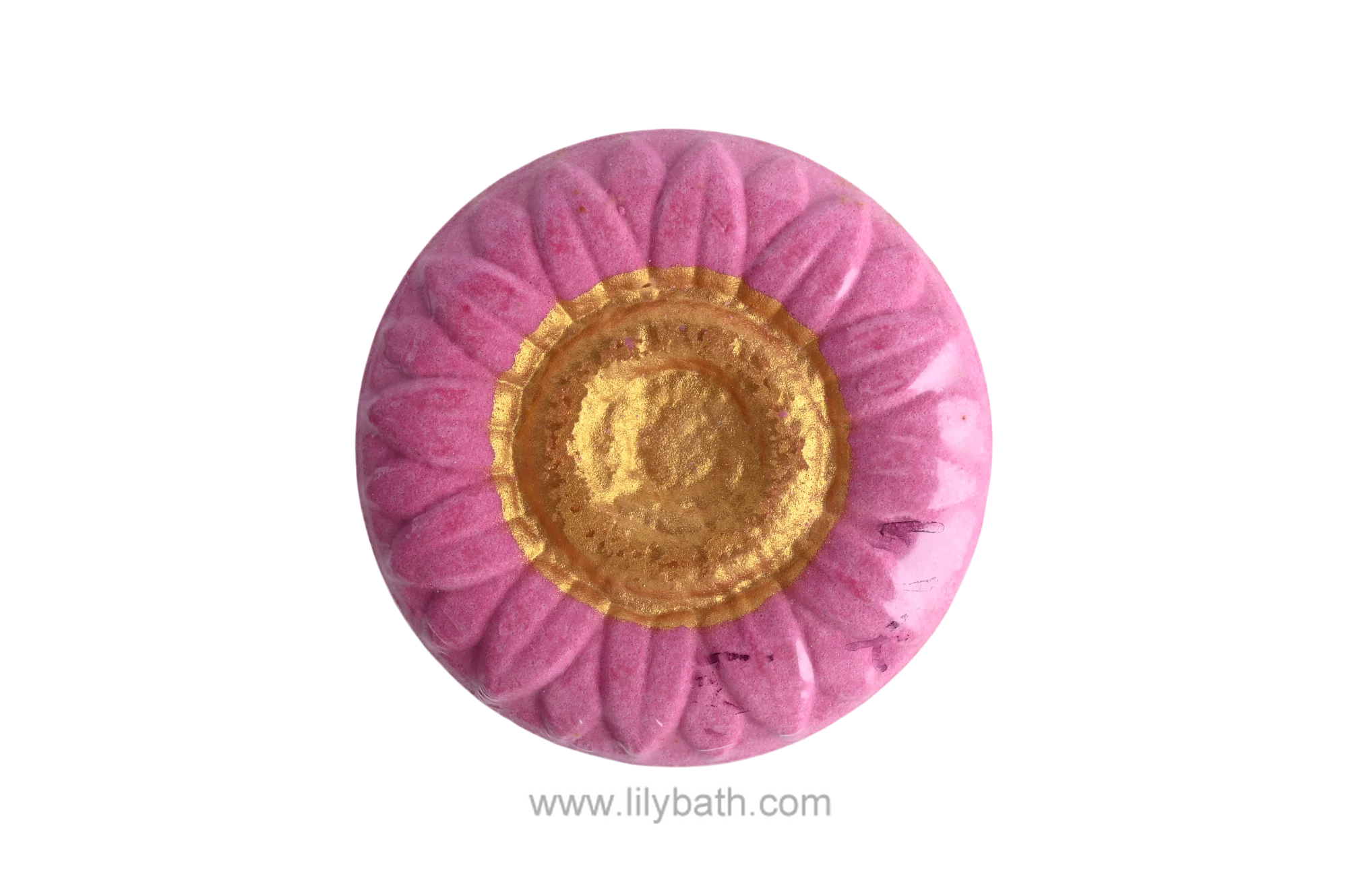 bomba de banho de girassol