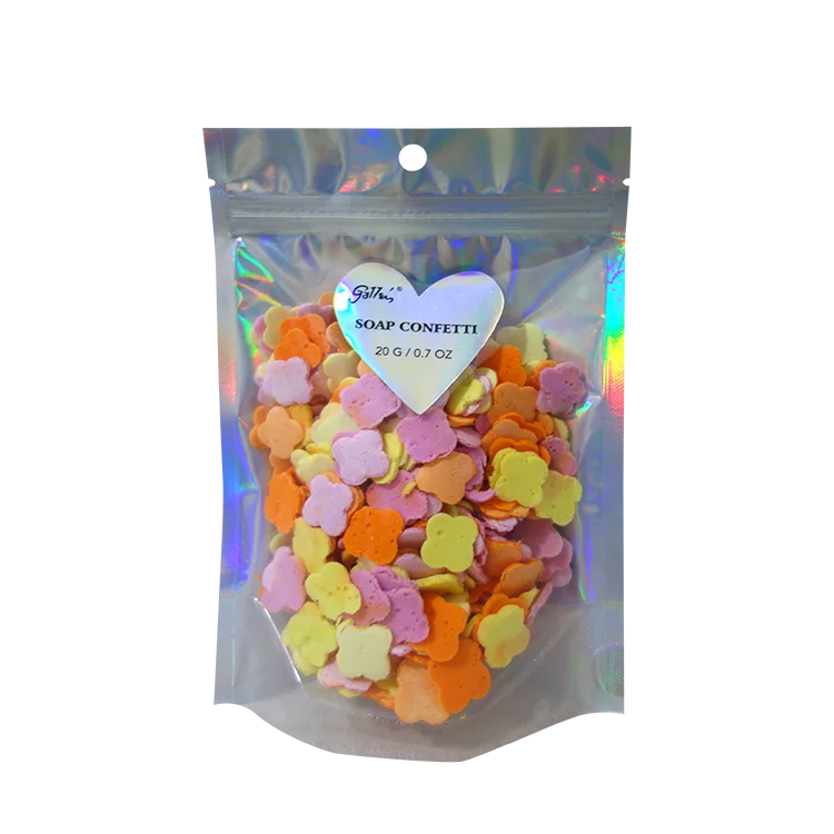 フラワーミニ紙石鹸バレンタインストリップ作成シート子供用 1