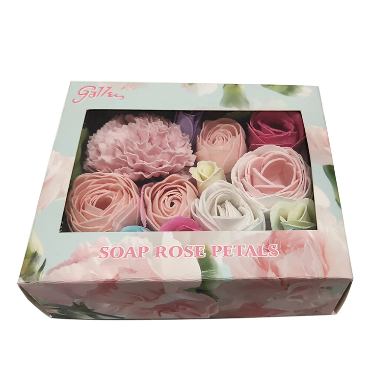 Rose Petal Flower Paper Shape Soap 1