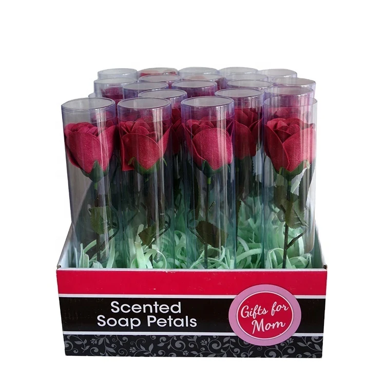 Großhandel Seifenblumen-Rosenstrauß Seifenblütenblätter 1