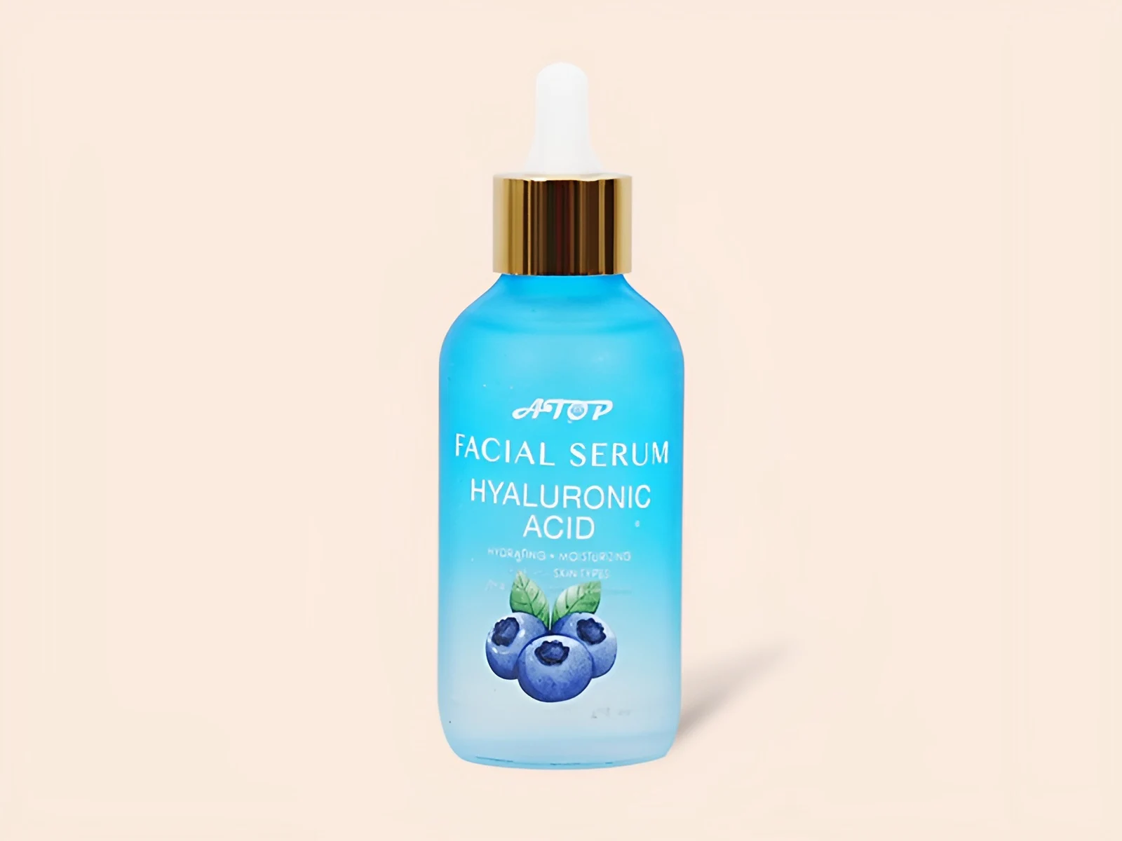Blueberry Facial Serum in Private Label Bottle Infused with Hyaluronic Acid for All Skin Types - Lily Bath 1
