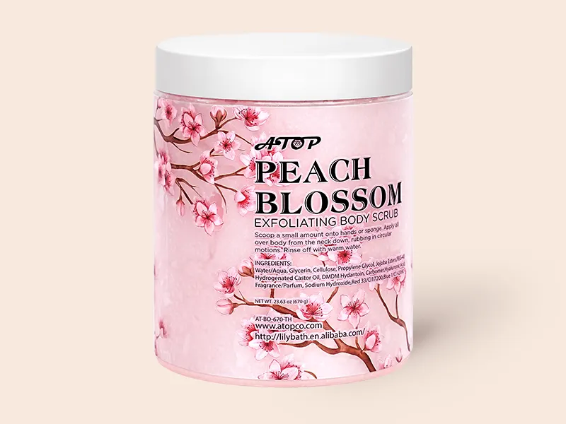 Customize Pink - Hued Body Scrub from Skilled Manufacturers - - Lily Bath 2