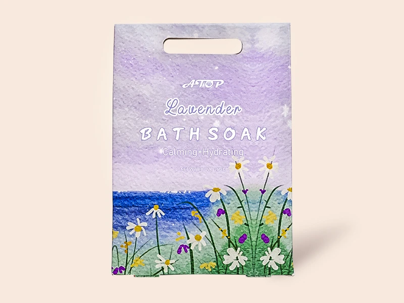 Private Label Lavender Bath Soak Calming & Hydrating for Dry Skin - Lily Bath 1