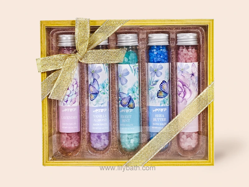 工業用プライベートラベルバスソルトコレクションメーカー - Lily Bath 1