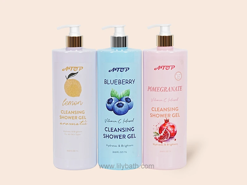 Fabricant de gel de douche fruité de nettoyage et de gel de douche fruité - bain de lys 1