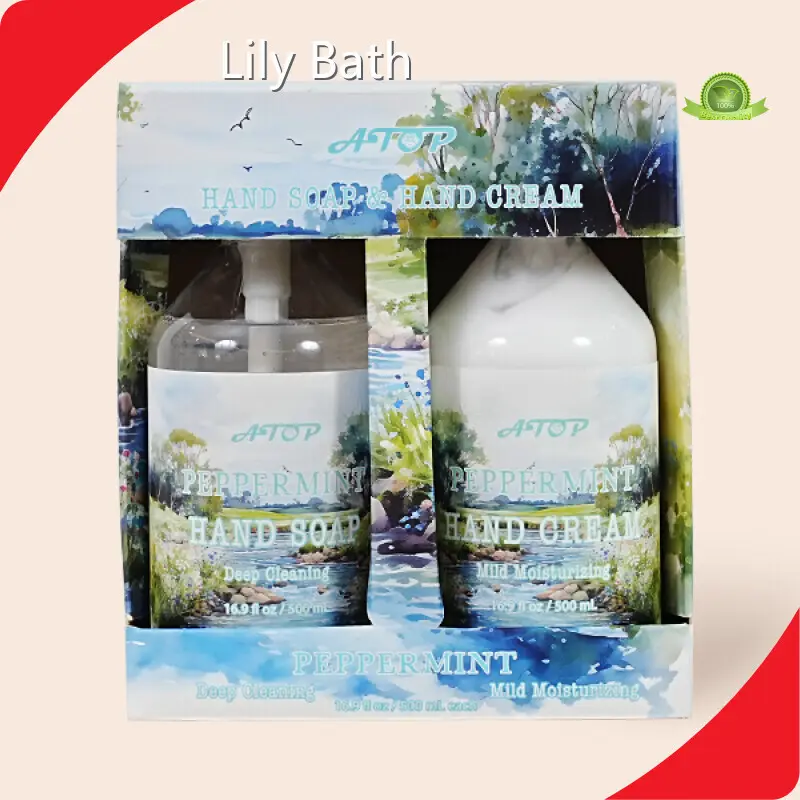 Custom Colorless Transparent Hand Care (Blue or Yellow Bottle) - - Lily Bath 1