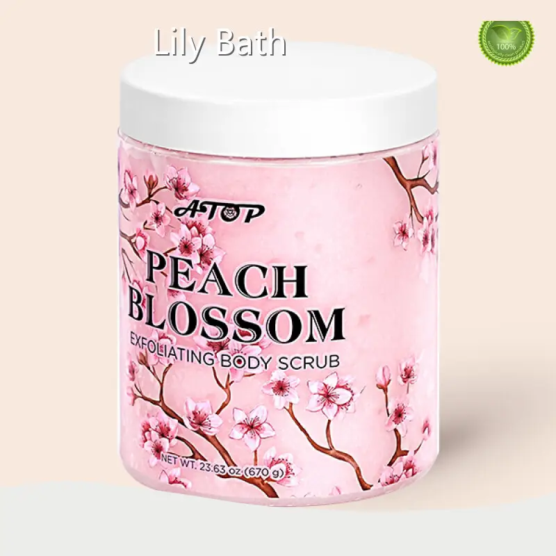 Wholesale Pink - Hued Body Scrub - - Lily Bath 1