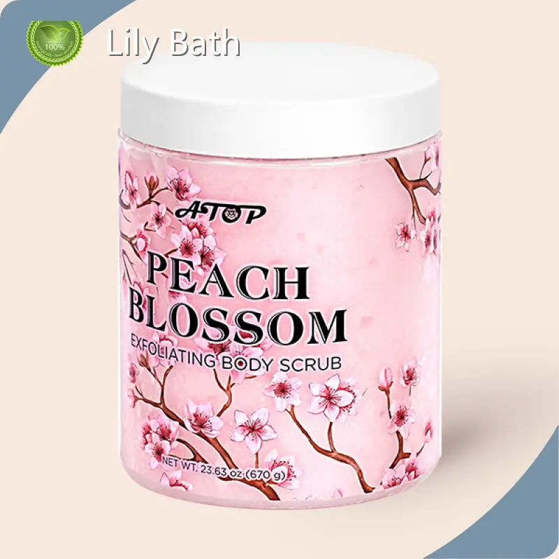 Customize Pink - Hued Body Scrub from Skilled Manufacturers - - Lily Bath 1