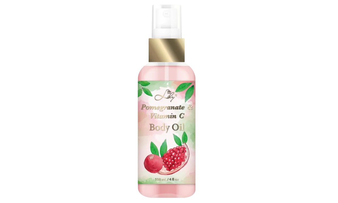 Best Quality Private Pomegranate Label Body Oil Manufacturer - Lily Bath 1
