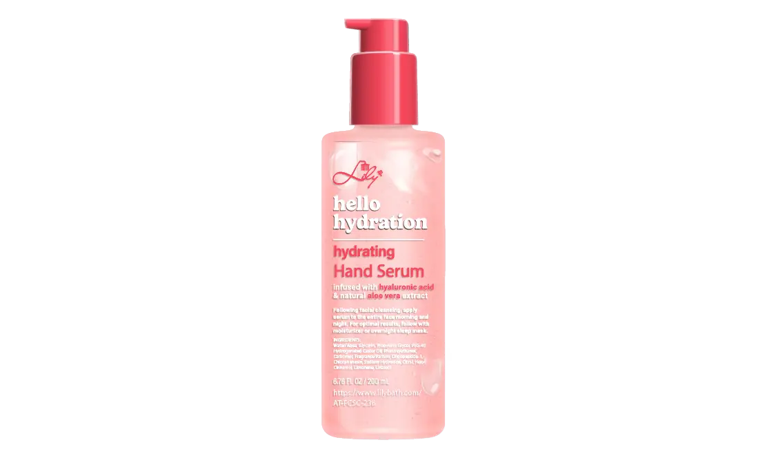 Custom Hand Care Sandblasting Glass Bottle - - Lily Bath 2
