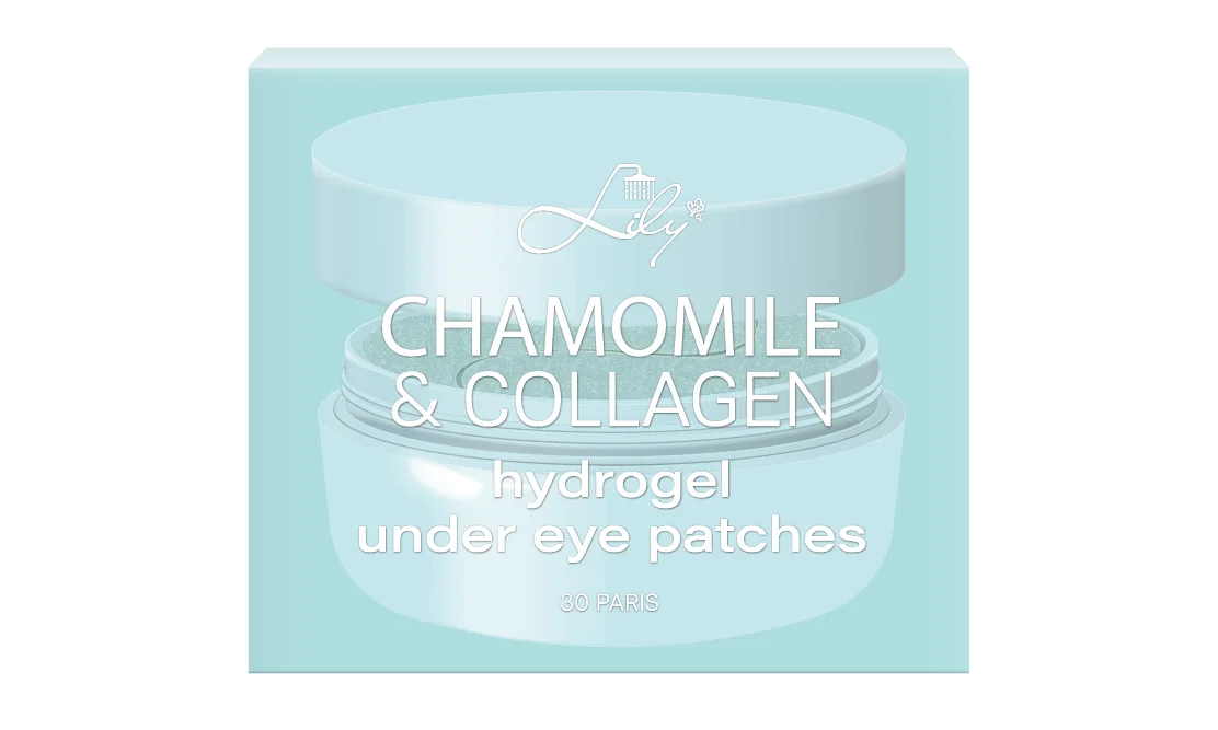 Private Label Jarred Chamomile & Collagen Hydrogel Under Eye Patches Manufacturer - Lily Bath 1