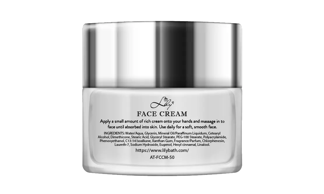 Private Label Face Cream FOB - - Lily Bath 2