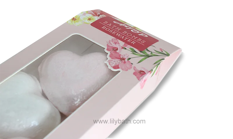 کسٹم پرائیویٹ لیبل روز واٹر باتھ بم بنانے والا - للی غسل 1