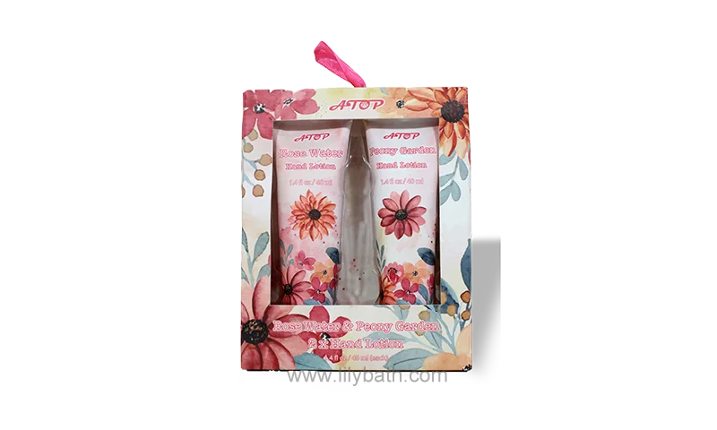 Elegant Custom Private Label Rose Water & Pfingstrose Gartenhandlotion Duo Hersteller - Lily Bath 1