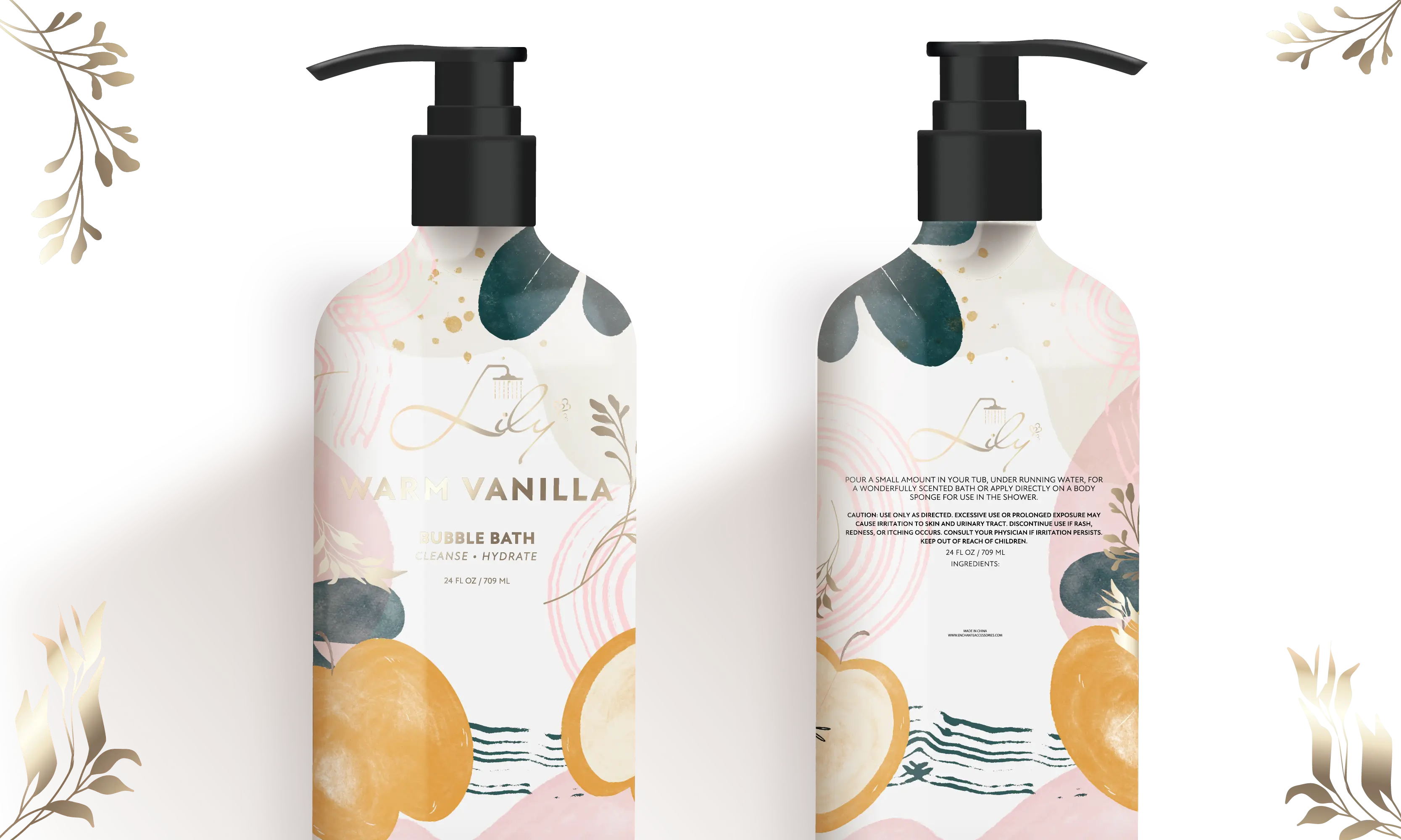 Private Label Warm Vanilla Bubble Bath Manufacturer - Lily Bath-1 2