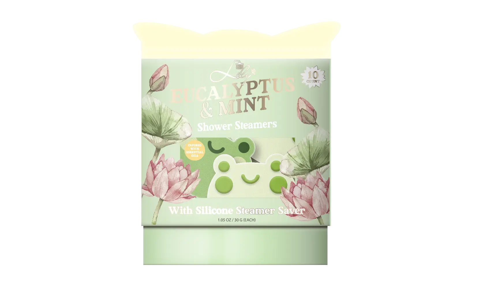 Shower Steamers Lotus-shaped Bottle - - Lily Bath 2