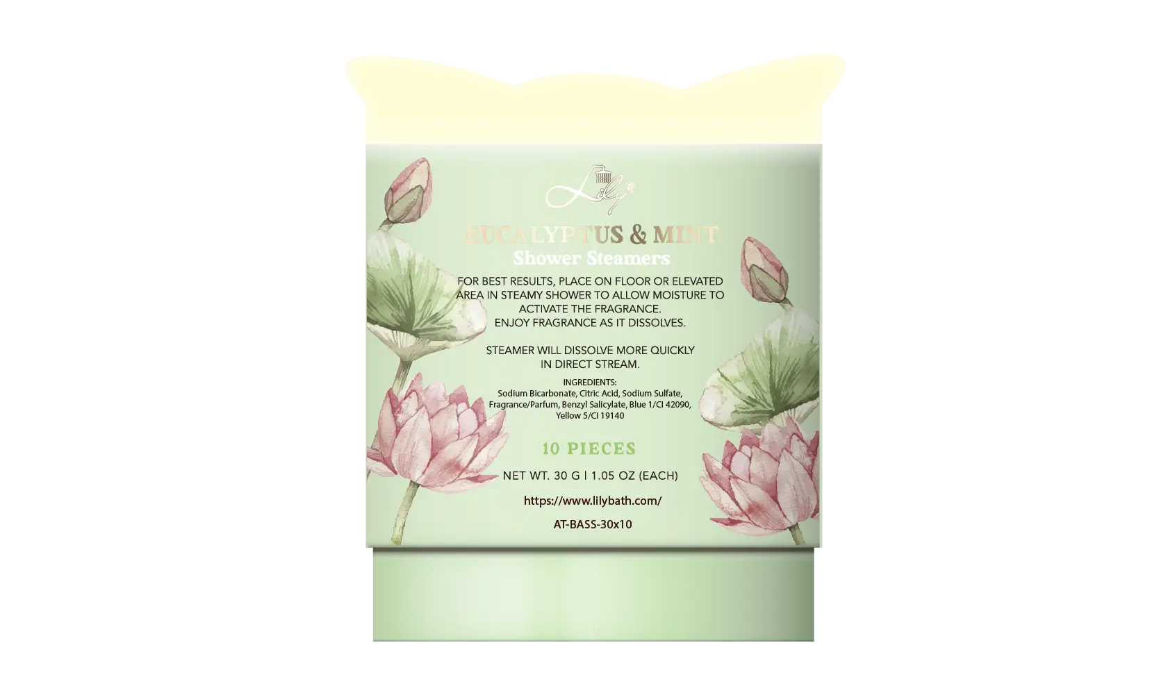 Shower Steamers Lotus-shaped Bottle - - Lily Bath 4