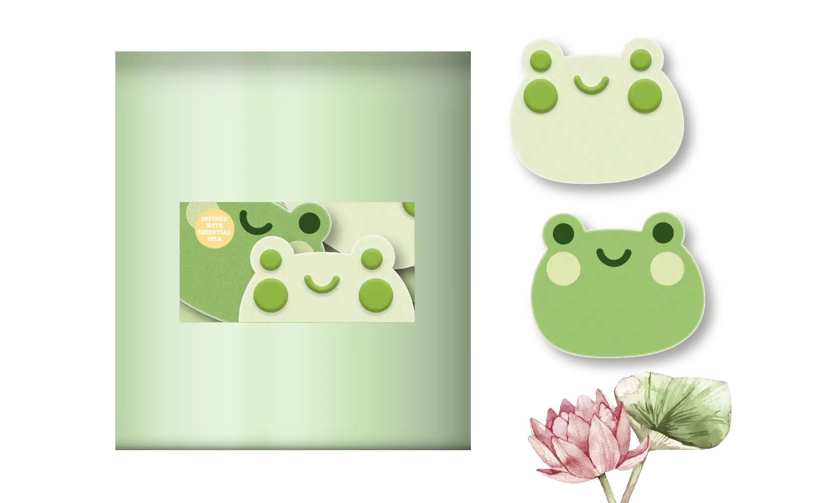 Shower Steamers Lotus-shaped Bottle - - Lily Bath 16