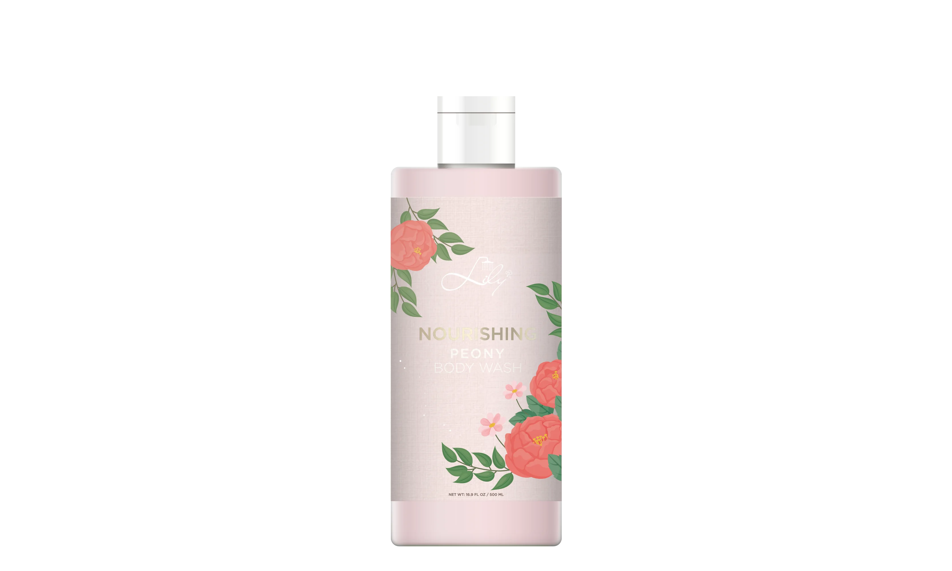 Роскошная частная этикетка питательна пионов 1