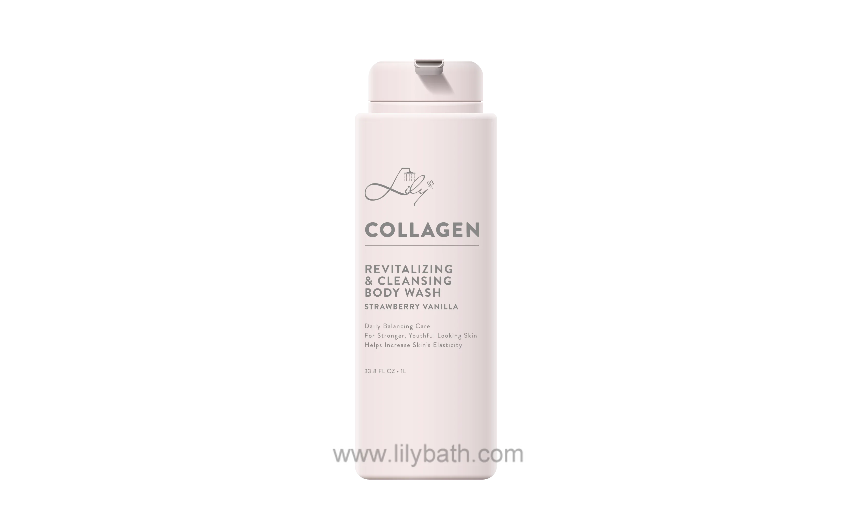 Top Quality Private Label Strawberry Vanilla Scent Revitalizing & Cleansing Body Wash Manufacturer - Enriched with Collagen - Lily Bath 1