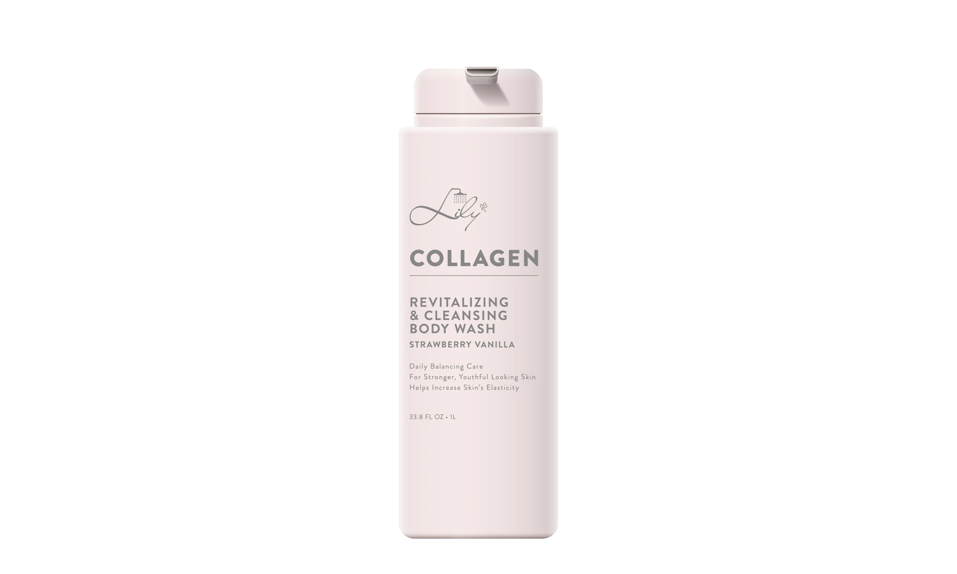 Top Quality Private Label Strawberry Vanilla Scent Revitalizing & Cleansing Body Wash Manufacturer - Enriched with Collagen - Lily Bath 1