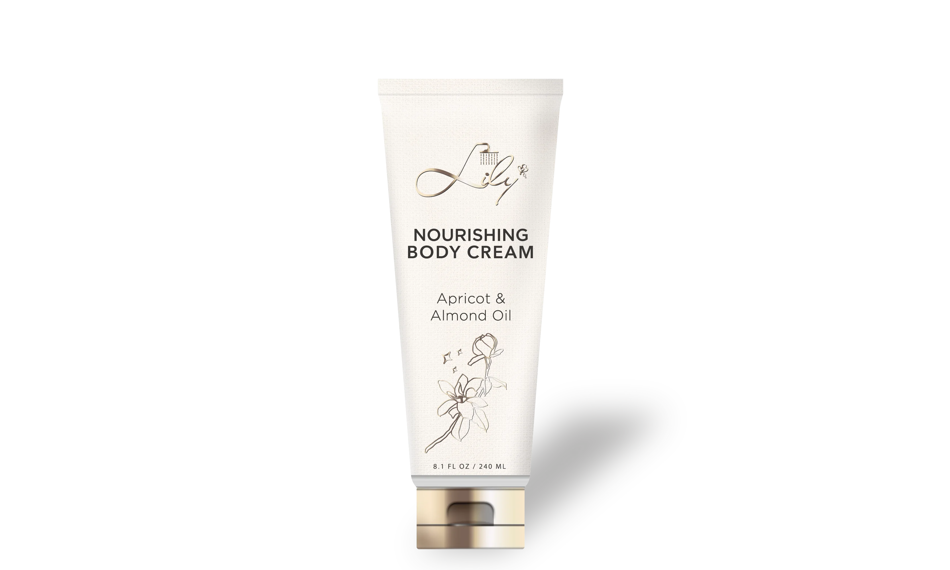 Gehobene Privatlabel Apricot & Mandelöl Nourishing Body Cream Hersteller - Lily Bad 1