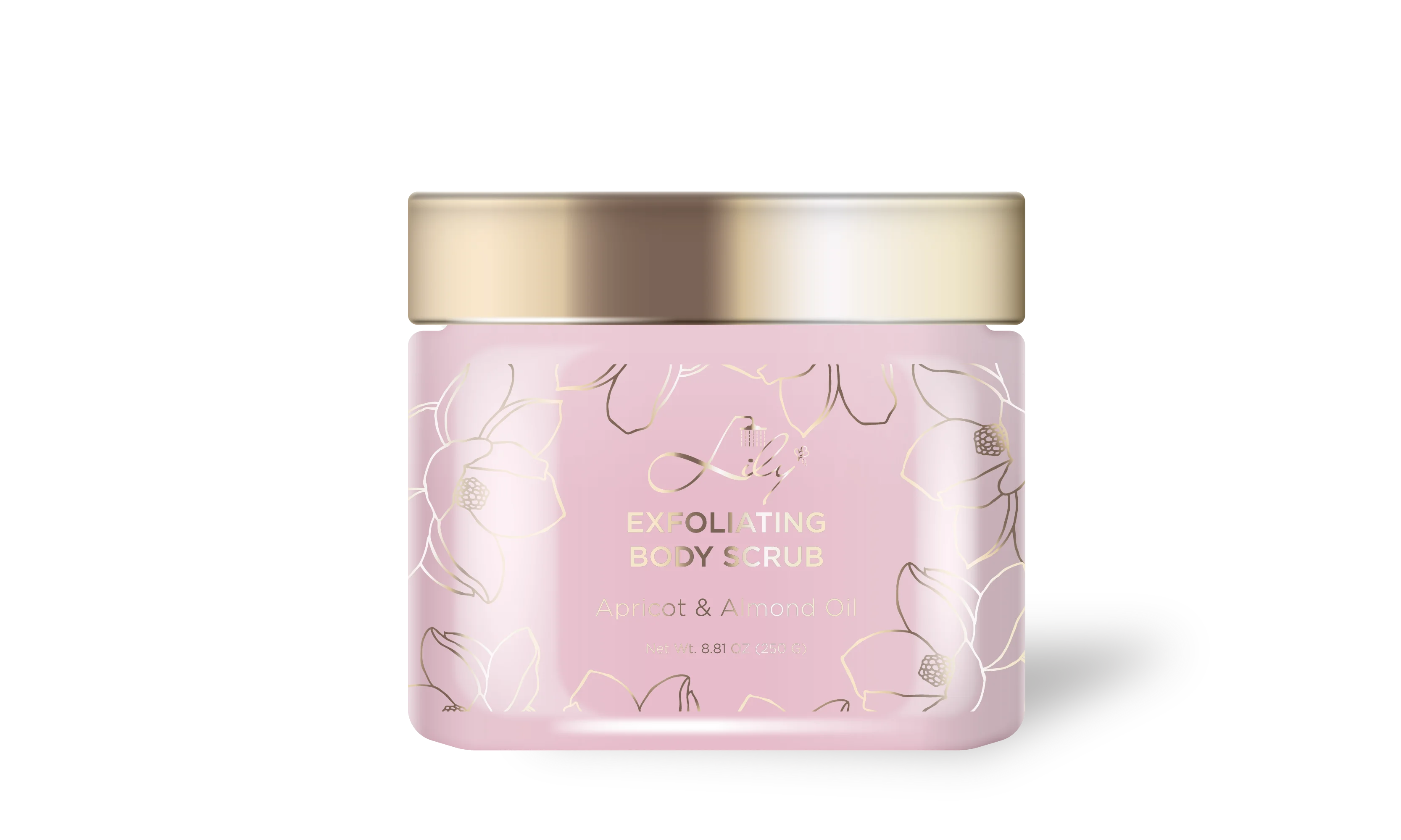 Hochwertiges Private -Label -Aprikose & Mandelöl Peeling Body Scrub Hersteller - Lily Bad 1