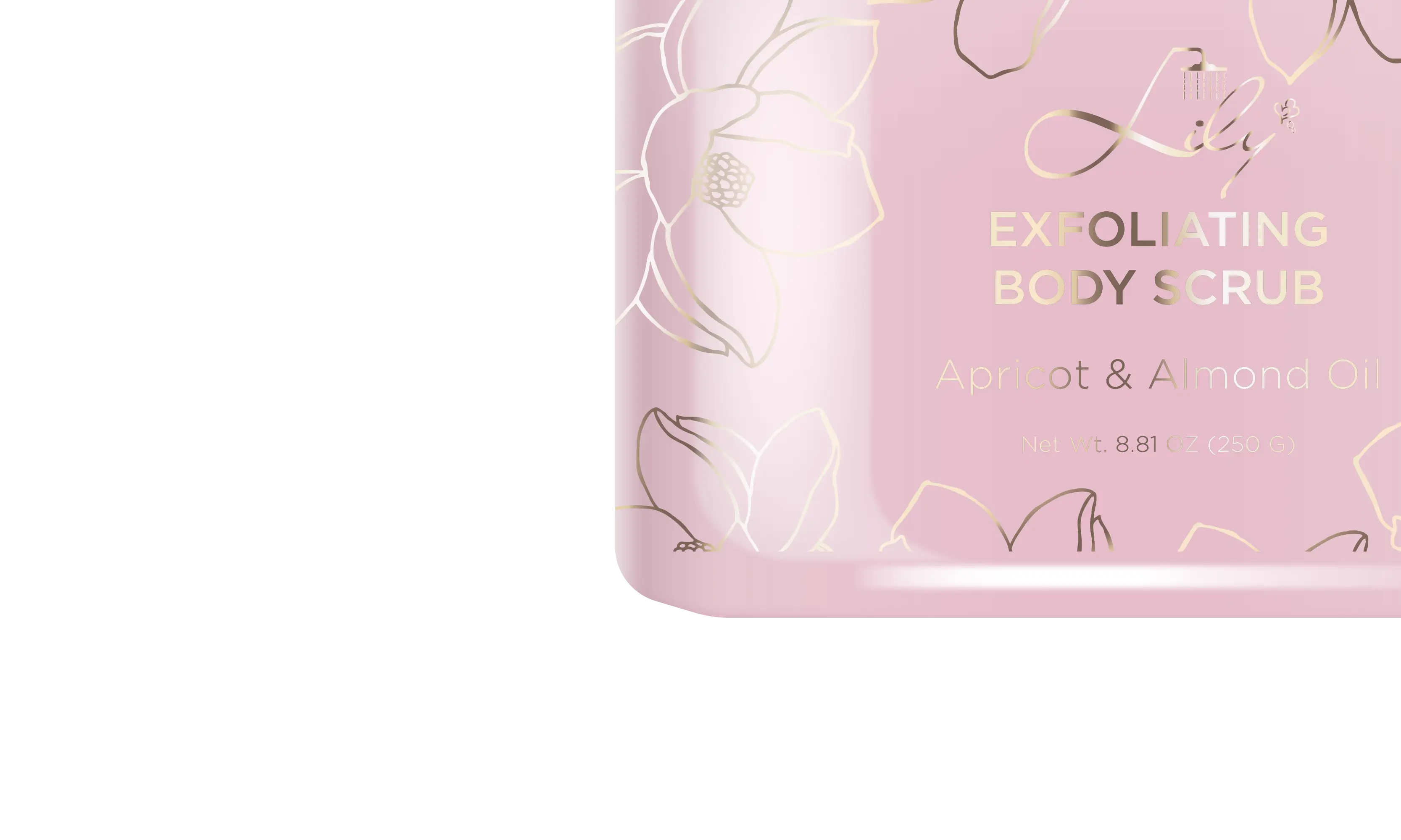 Body Scrub Manufacturers Electroplate Cap by Lily Bath 3