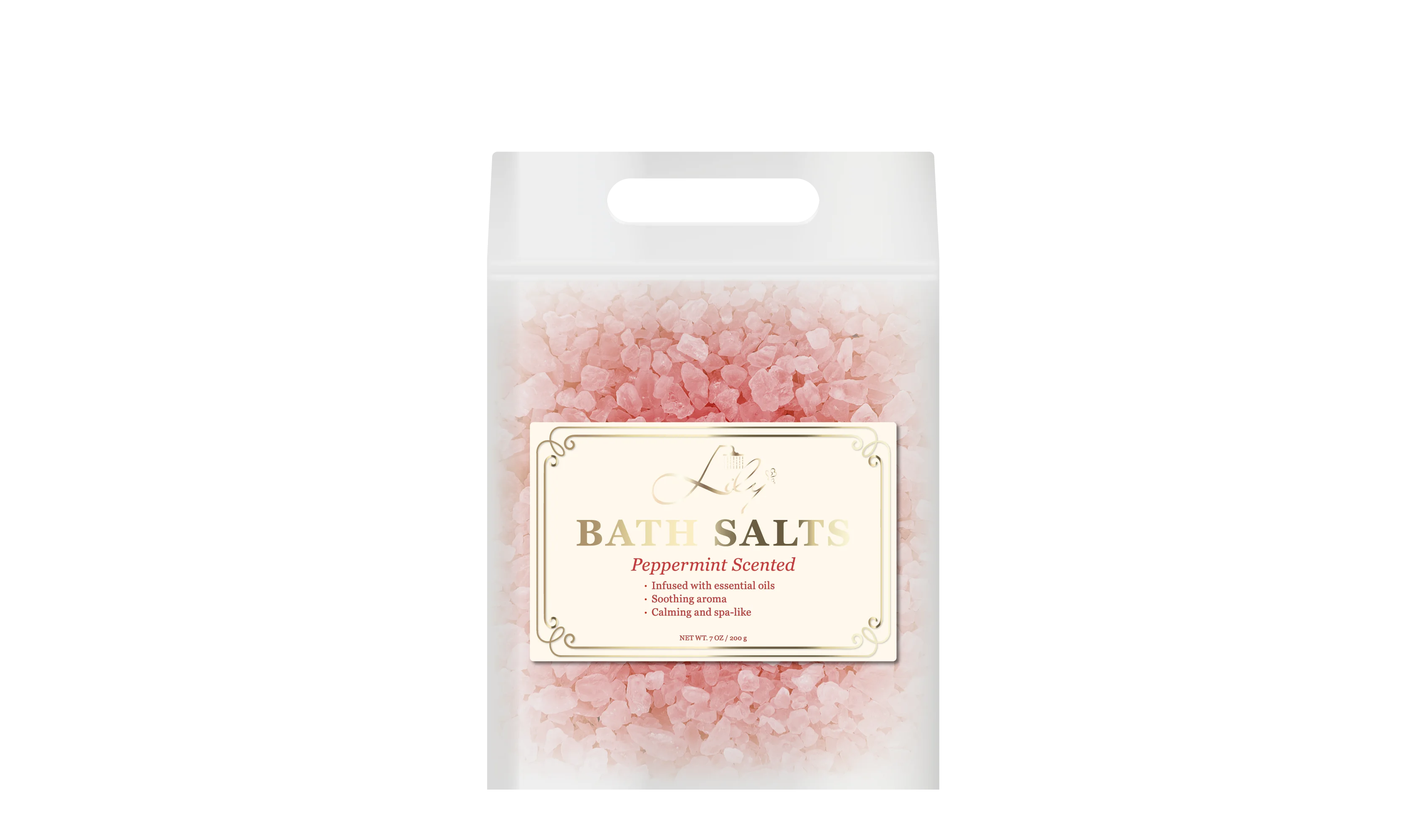 Customizable Private Label Peppermint Scented Bath Salts Manufacturer - Lily Bath 1