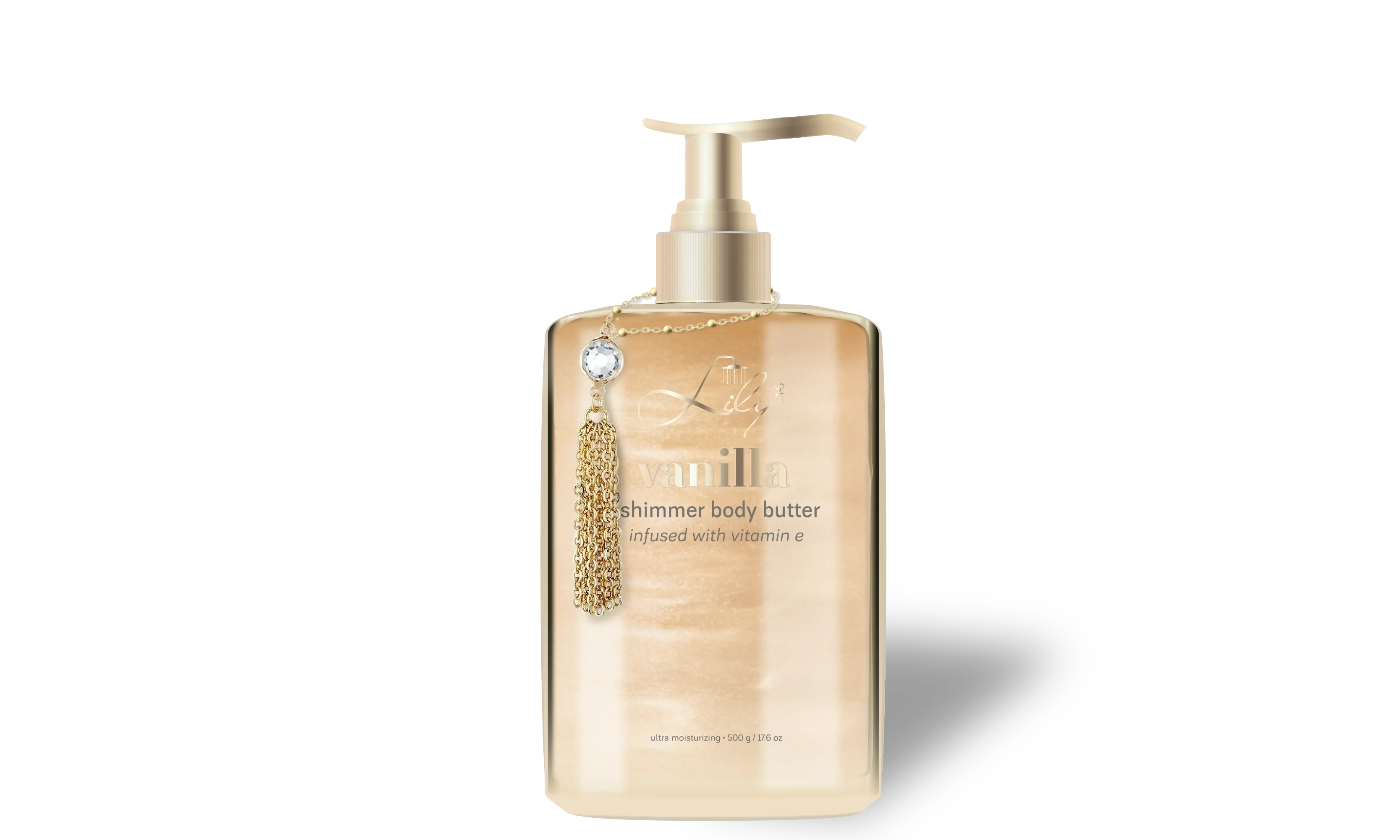 Luxurious Private Label Vanilla Ultra Moisturizing Vitamin E Shimmer Body Butter Manufacturer - Lily Bath 1