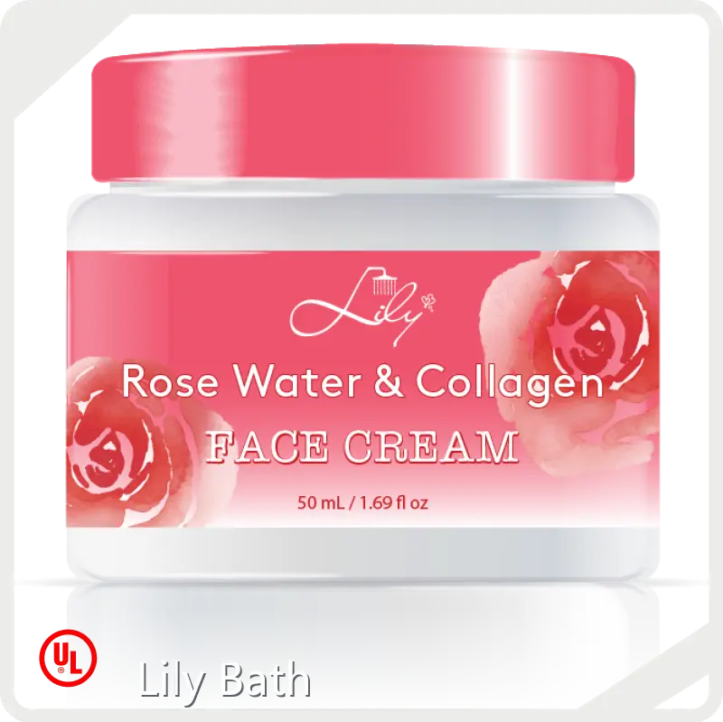 Custom Face Cream Pink by Lily Bath 1
