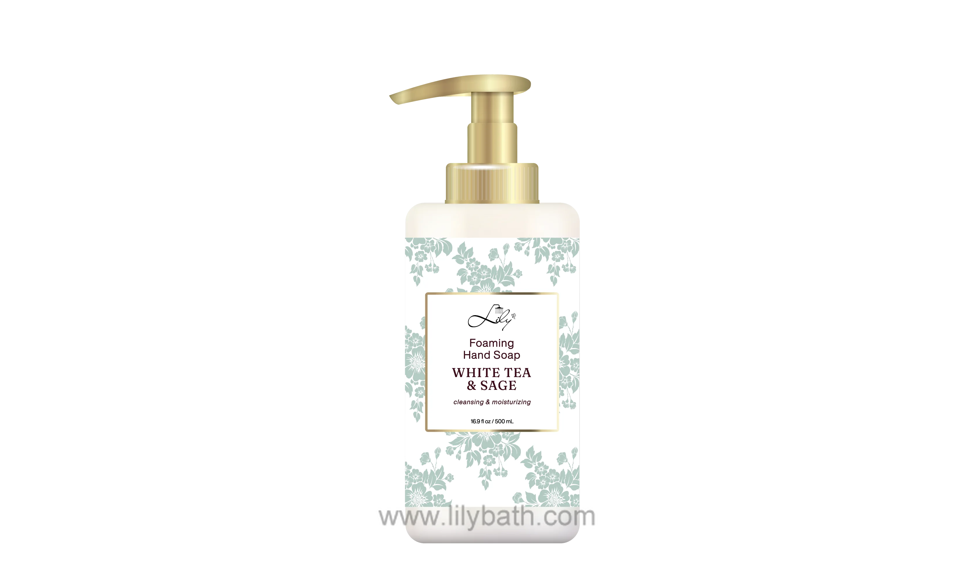 Melhor marca Privada Private Tea Branco & Sábio de limpeza de limpeza de espuma Soop fabricante - Lily Bath 1