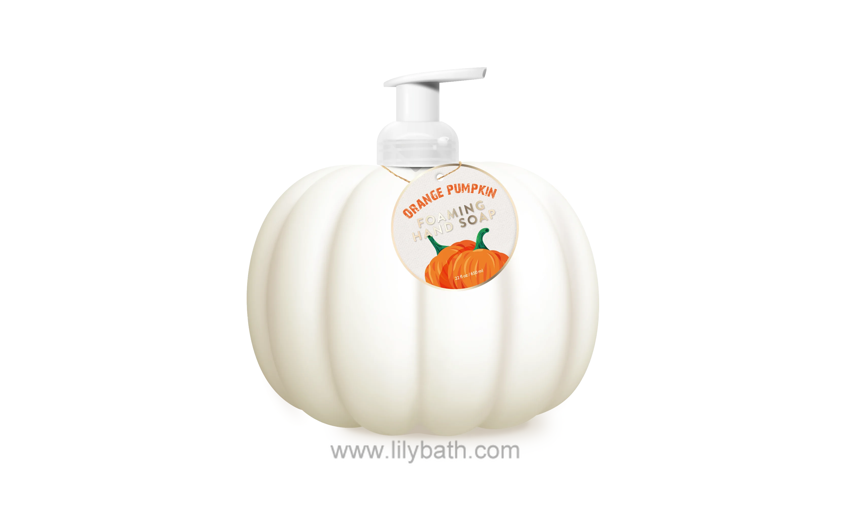 Customizable Private Label Special Shaped Bottle Orange Pumpkin Foaming Hand Soap Manufacturer - Lily Bath 1