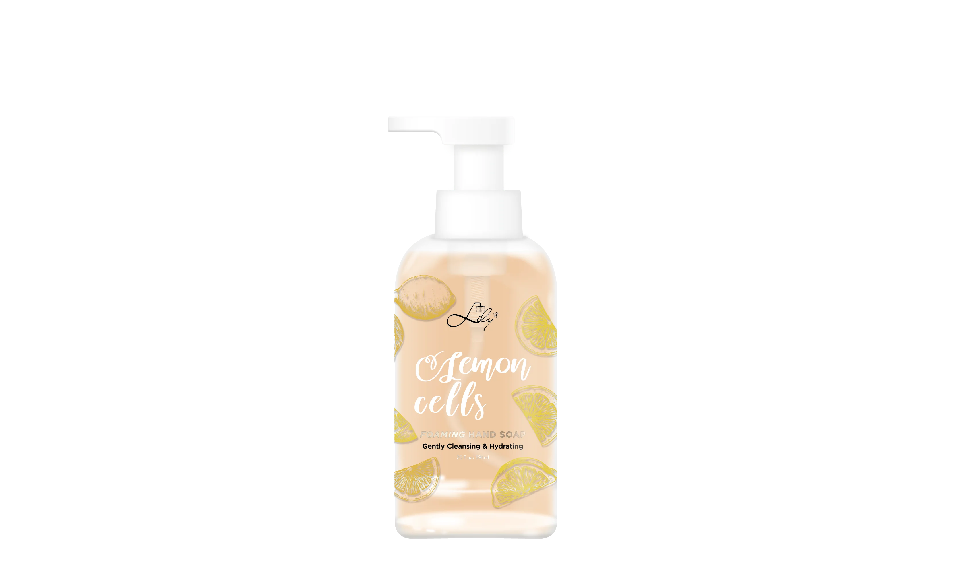 溫和的私人標籤檸檬細胞清潔&補水泡沫手肥皂製造商 - 百合浴 1