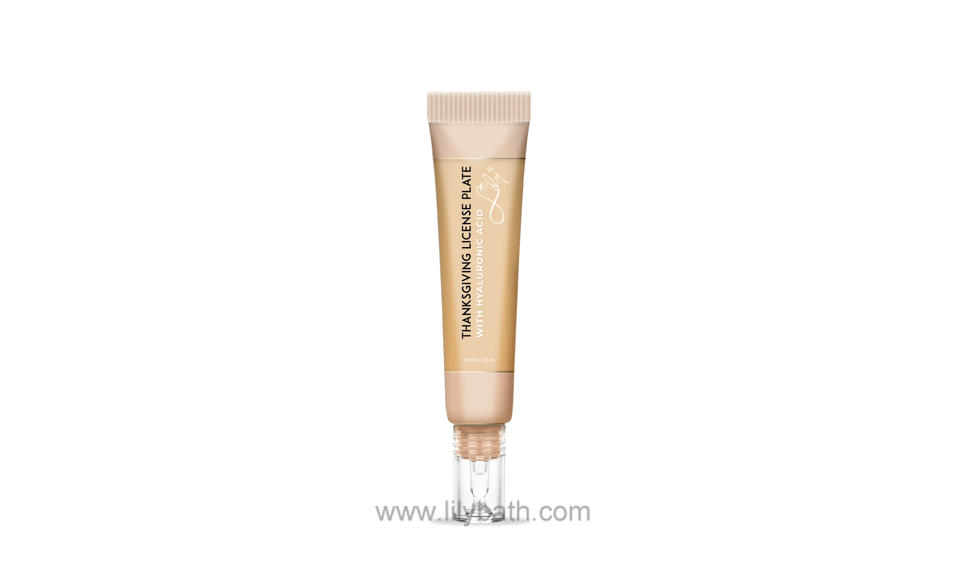 Suero manual de ácido hialurónico en tubo de etiqueta privada para socialitos - Baño de lirio 1