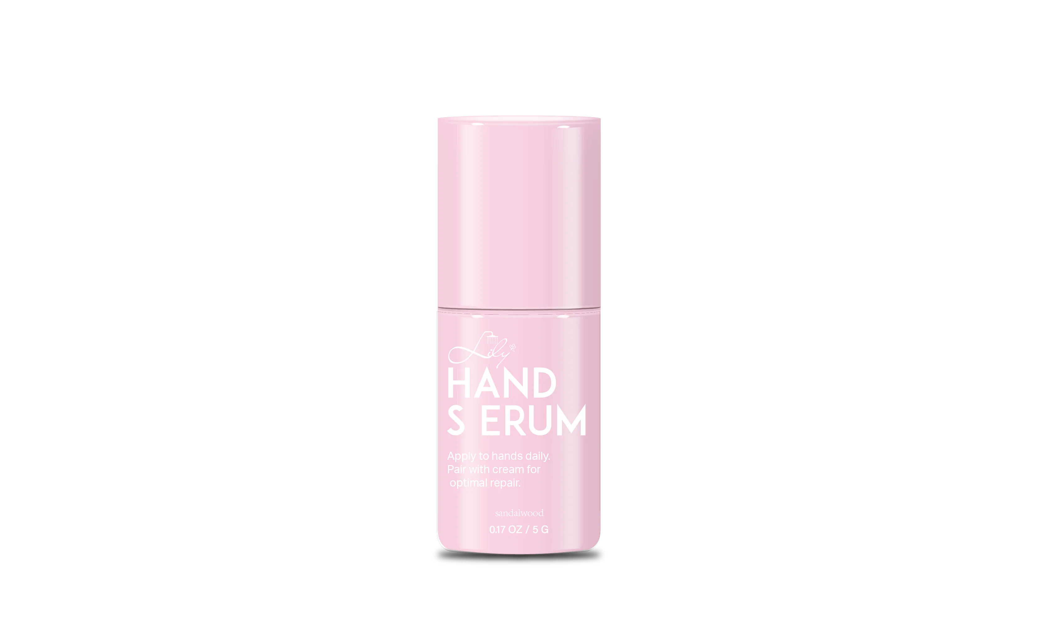 Sandalwood Hand Sero en botella de etiqueta privada personalizada para trabajadores de oficina - Bath Lily 1