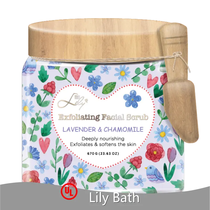 Wholesale Face Scrub Water Transfer Printing Cap by Lily Bath 1