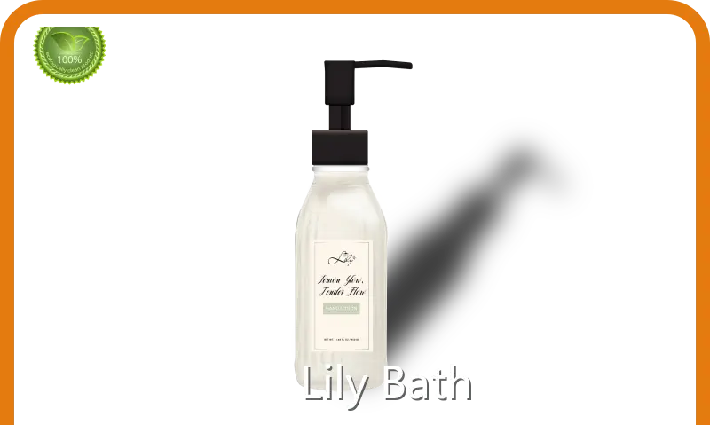 Hand Care Glass Bottle by Lily Bath 1