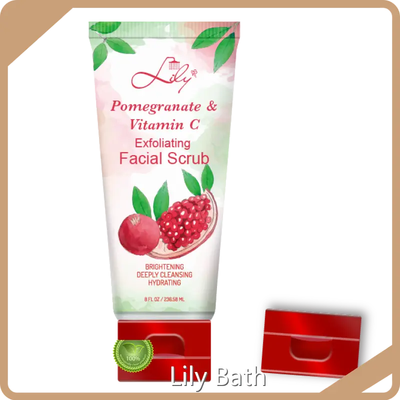 Private Label Face Scrub 7-10 Days for Sample Delivery by Lily Bath 1