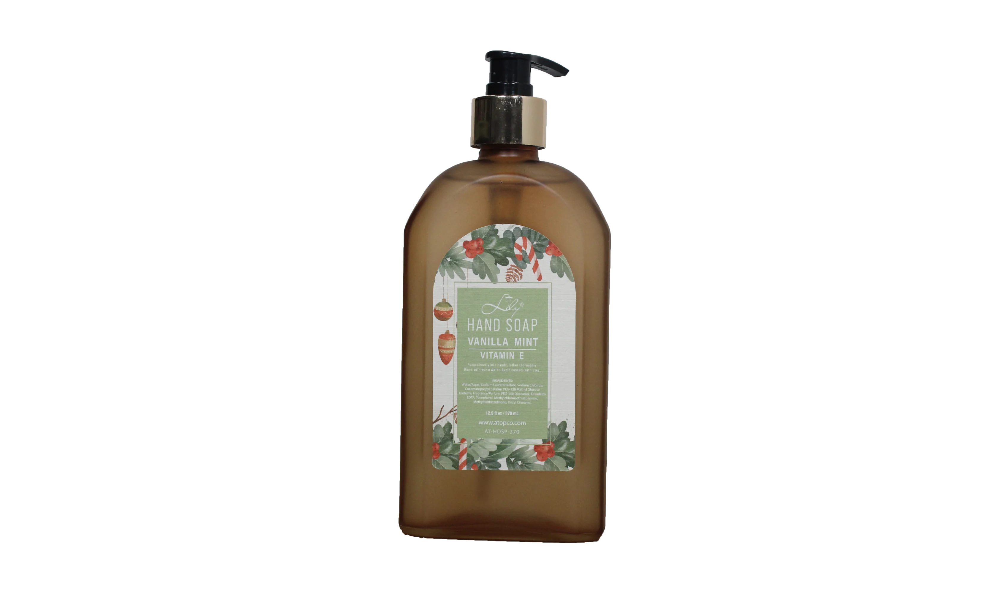 Top Quality Personalizada Rótulo Privada Vanilla Mint Hand Soap Fabricação - Lily Bath 1